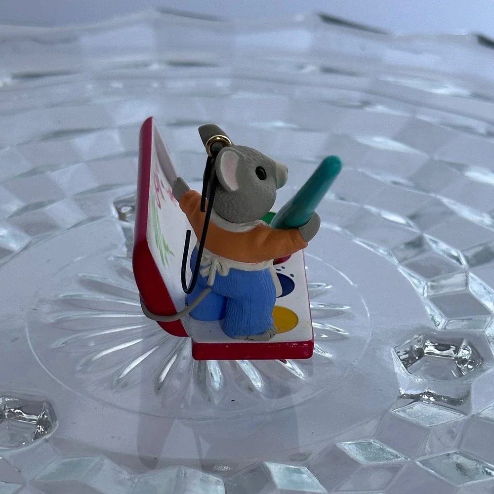 Hallmark Keepsake Ornament 1994 Mouse Painting Joy Christmas Tree‎
